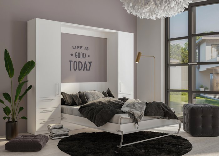 Комплект мебели Smart 90х200 белого цвета - лучшие Детские гарнитуры в INMYROOM