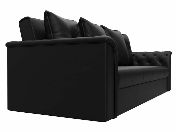 Диван-кровать Сиеста черного цвета (экокожа) - лучшие Прямые диваны в INMYROOM