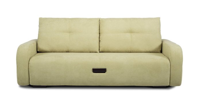 Прямой диван-кровать Энио светло-зеленого цвета