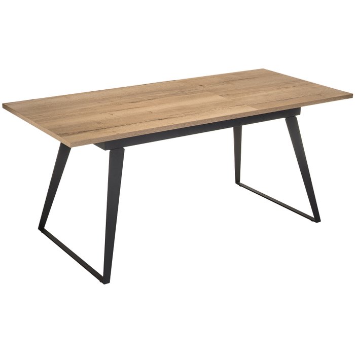 Стол обеденный раскладной Кхал коричневого цвета - купить Обеденные столы по цене 29980.0
