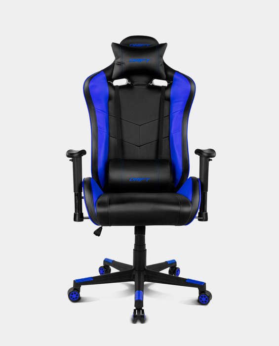 Игровое кресло Drift черно-синего цвета