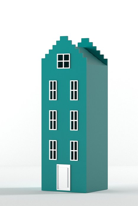 Шкаф-домик Брюгге Medium цвета мурена - купить Детские шкафы по цене 62290.0