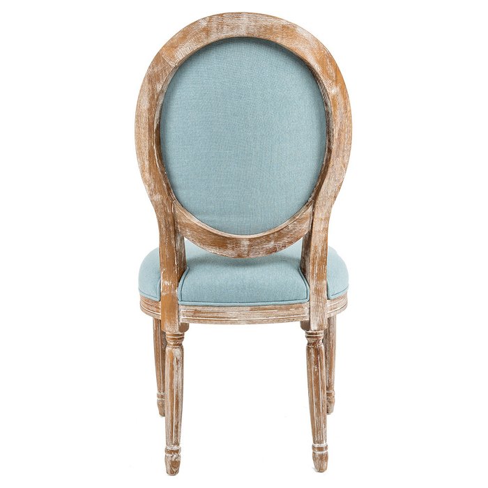 Стул Луи с обивкой голубого цвета - лучшие Обеденные стулья в INMYROOM