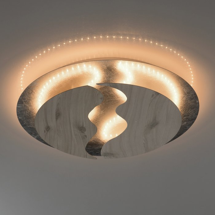 Потолочный светодиодный светильник Иланг цвета серебра - купить Потолочные светильники по цене 6770.0