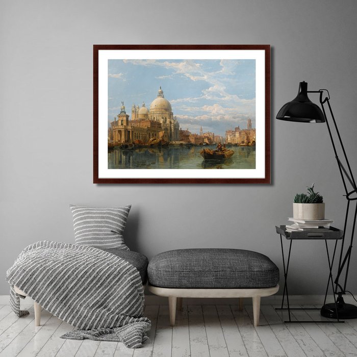 Репродукция картины Santa Maria Della Salute Venice 1855 г. - лучшие Картины в INMYROOM