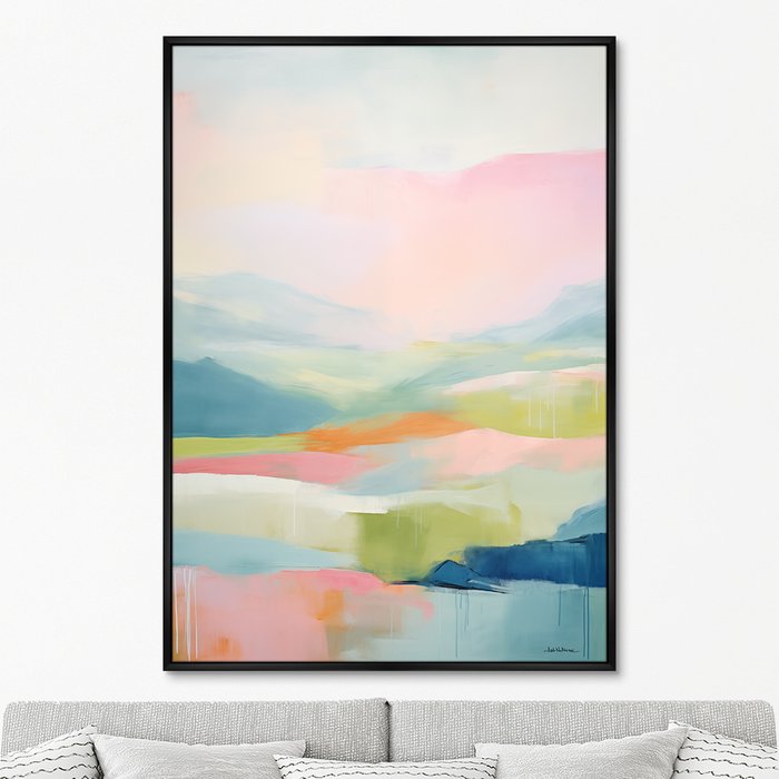 Репродукция картины Landscape collection, In pastel tone, No 1, 2024г. - купить Картины по цене 24999.0