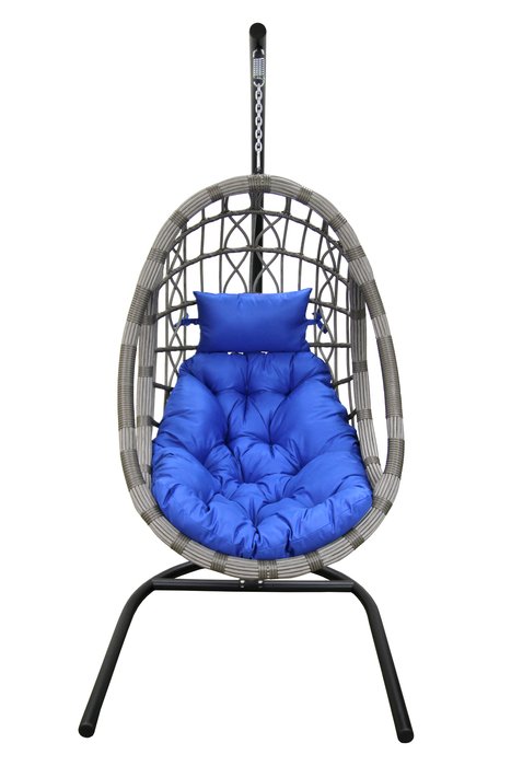 Кресло подвесное Ривьера серо-синего цвета - купить Подвесные кресла по цене 21325.0