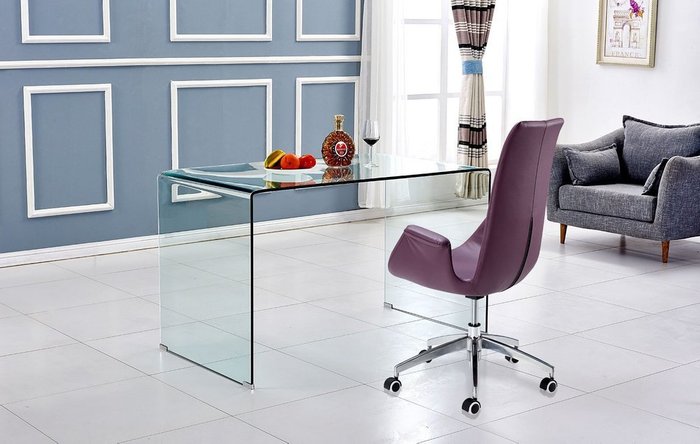 Кресло офисное Orchid фиолетового цвета - купить Офисные кресла по цене 31282.0
