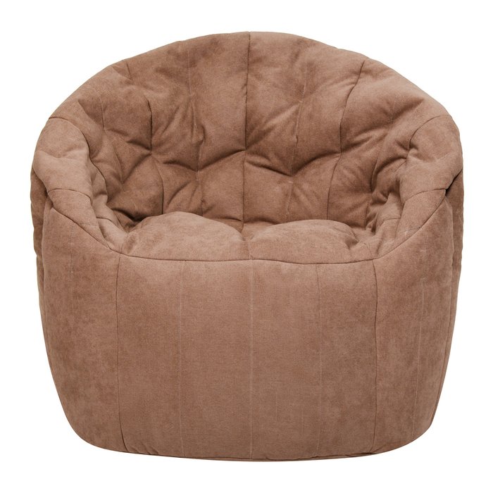 Кресло пенек Австралия бежево-коричневого цвета - купить Бескаркасная мебель по цене 8999.0