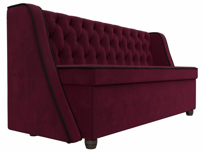 Диван прямой Лофт бордового цвета - лучшие Прямые диваны в INMYROOM
