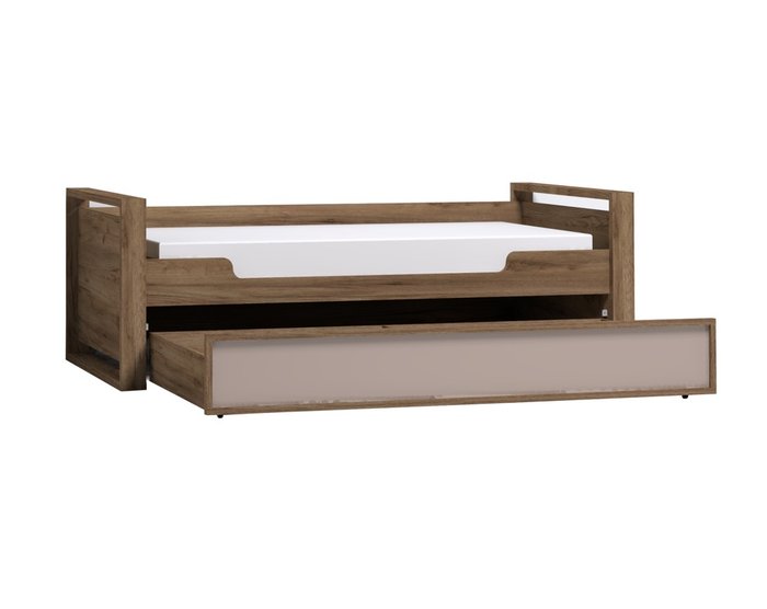 Кровать Nature 90х190 коричневого цвета - купить Кровати для спальни по цене 23972.0