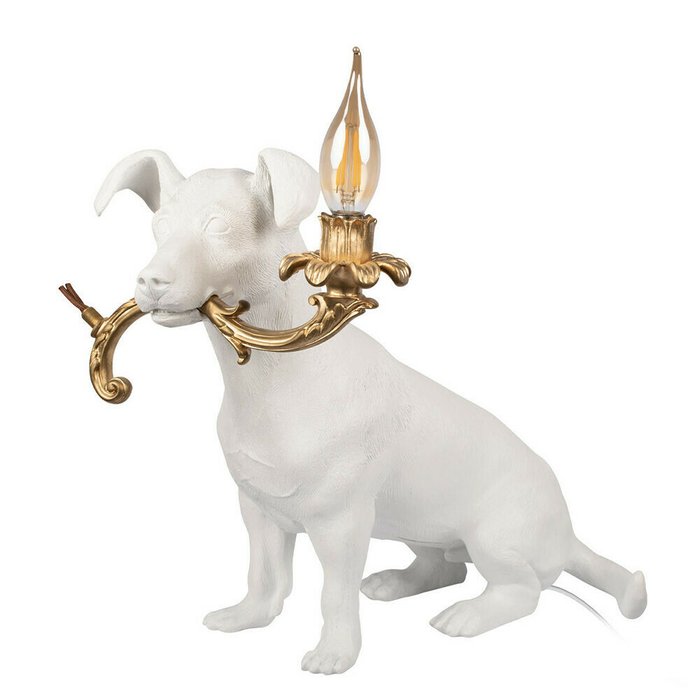 Лампа настольная Loft It Dog 10312 White - купить Настольные лампы по цене 19818.0