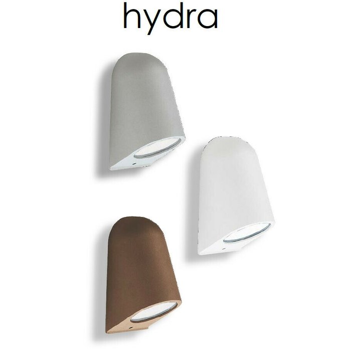 Уличный настенный светильник Hydra коричневого цвета - лучшие Настенные уличные светильники в INMYROOM