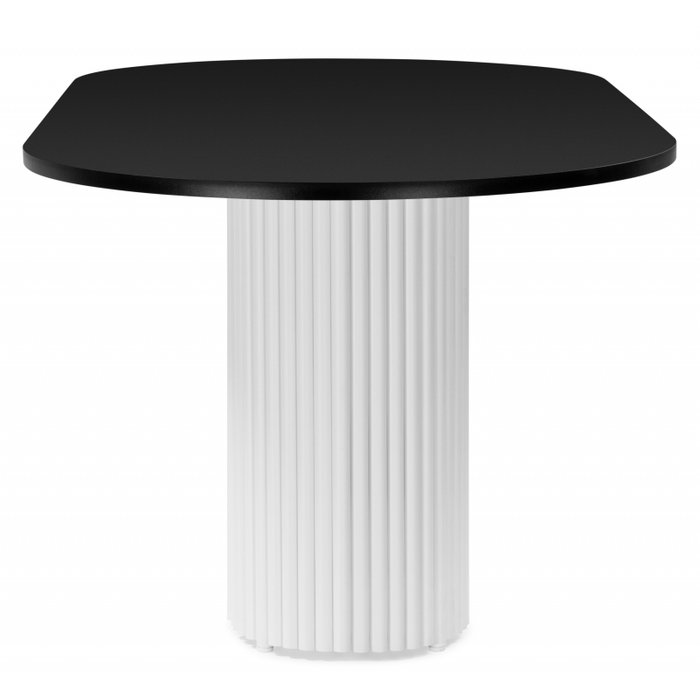 Обеденный стол Барон О 90х200 черного цвета - лучшие Обеденные столы в INMYROOM Обеденный стол Барон О 90х200 черного цвета - лучшие Обеденные столы в INMYROOM