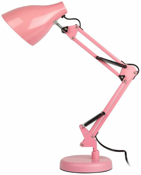 Настольная лампа N-123 Б0052757 (металл, цвет розовый) - лучшие Рабочие лампы в INMYROOM
