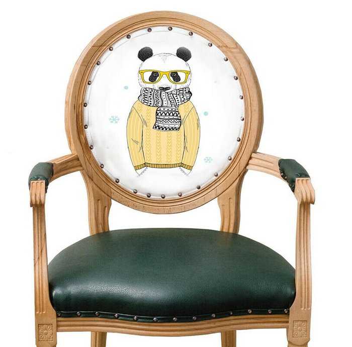 Стул Скандия с сидением зеленого цвета - купить Обеденные стулья по цене 28800.0
