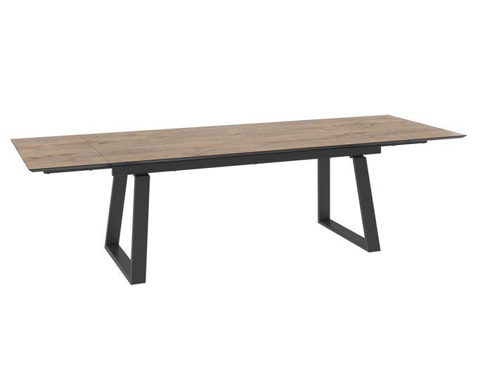 Раздвижной обеденный стол Барон L коричневого цвета - купить Обеденные столы по цене 79991.0