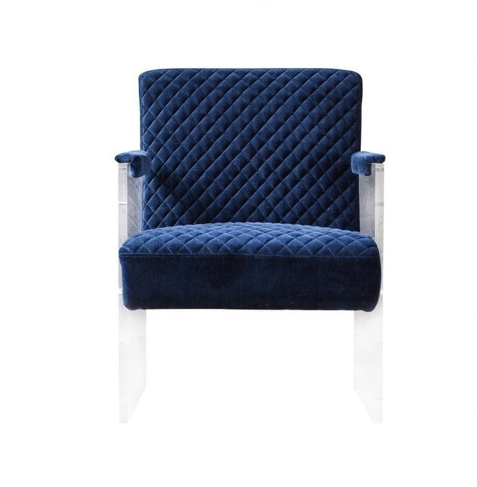 Кресло Devon синего цвета