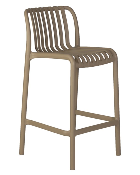 Стул полубарный Chloe бежевого цвета - купить Барные стулья по цене 6520.0