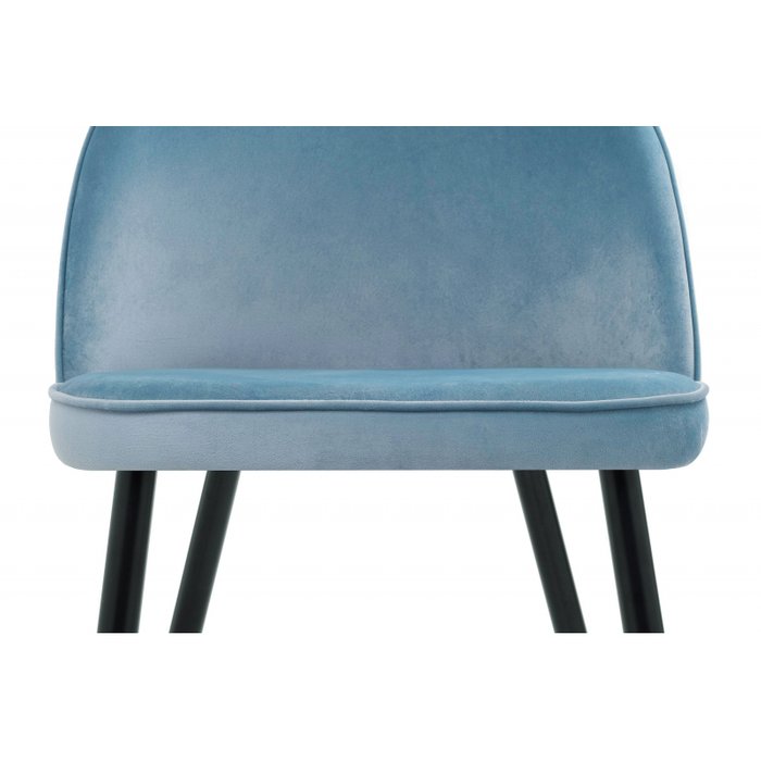 Мягкий стул Dodo синего цвета - лучшие Обеденные стулья в INMYROOM