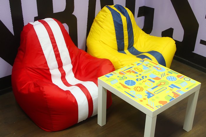 Кресло Спорт красного цвета - лучшие Бескаркасная мебель в INMYROOM