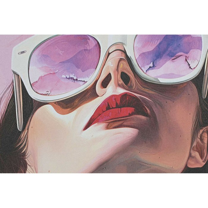 Картина Розовый Женщина современный 50 x 2,5 x 70 cm (2 штук) - лучшие Картины в INMYROOM