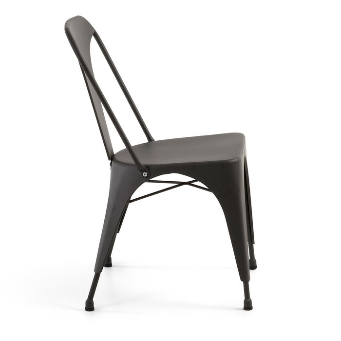 Стул Julia Grup MALIBU графит из стали  - купить Обеденные стулья по цене 20990.0