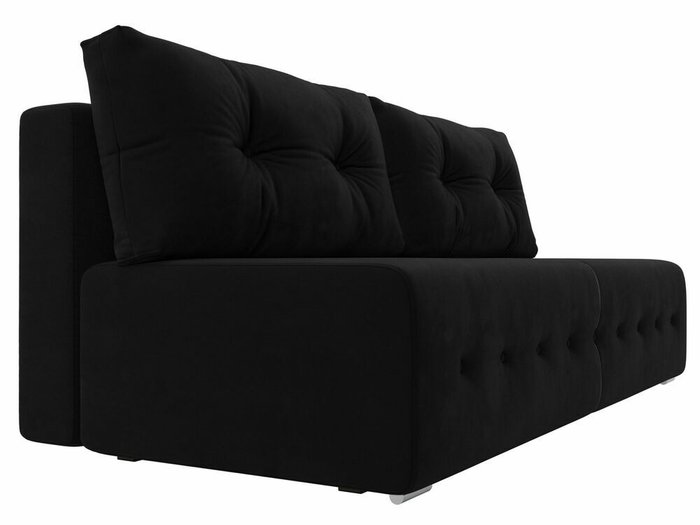 Прямой диван-кровать Лондон черного цвета - лучшие Прямые диваны в INMYROOM