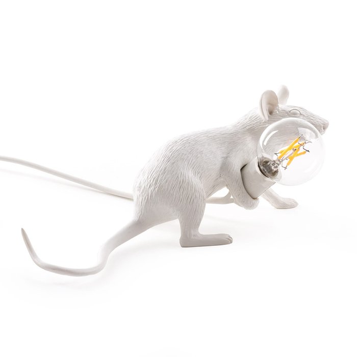 Настольная лампа SelettI Mouse Lamp Lie Down - лучшие Настольные лампы в INMYROOM
