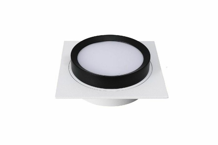 Встраиваемый светильник Fumi LTP-C002-01GX53-WB (алюминий, цвет черный) - купить Встраиваемые споты по цене 1810.0