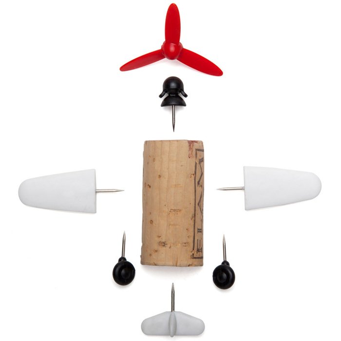 Декор для винной пробки Monkey Business classics самолет - купить Декоративные предметы по цене 420.0