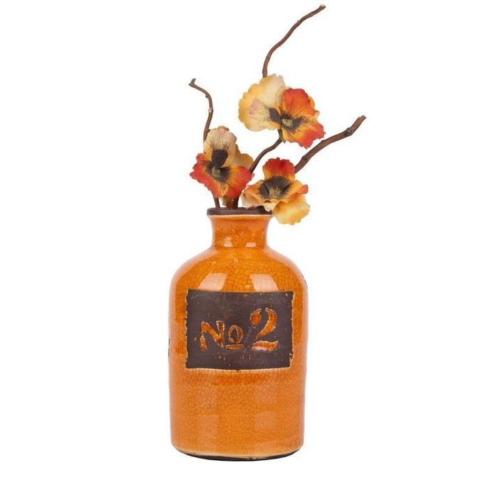 Декоративная ваза Terra Cotta Оранжевая - лучшие Вазы  в INMYROOM