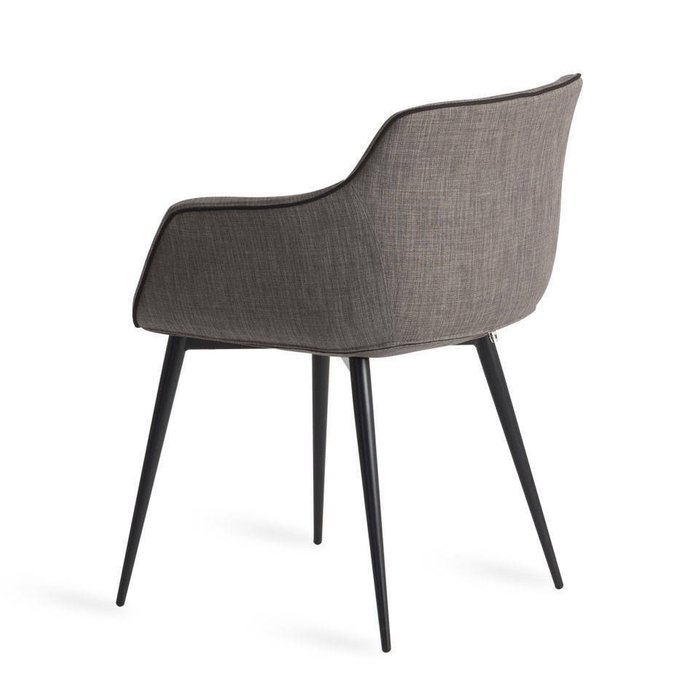 Стул с обивкой из ткани серого цвета - купить Обеденные стулья по цене 49990.0
