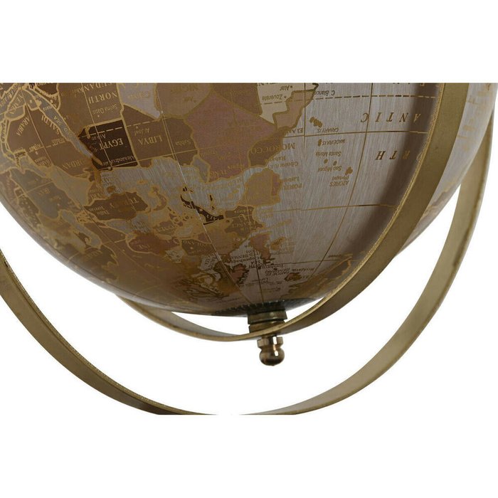 Земной глобус Home ESPRIT Позолоченный Натуральный Светло Pозовый Vintage 28 x 20 x 39 cm - лучшие Фигуры и статуэтки в INMYROOM