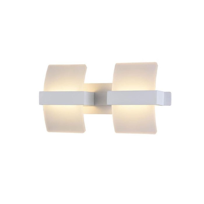 Настенный светодиодный светильник Ortona белого цвета - купить Бра и настенные светильники по цене 3575.0