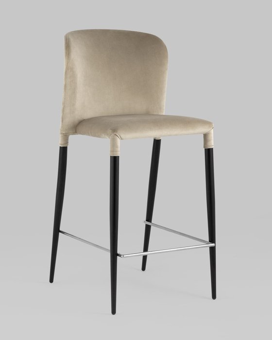 Стул полубарный Лори бежевого цвета - купить Барные стулья по цене 12990.0