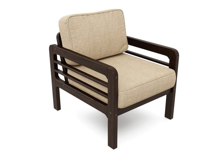 Кресло Бергер бежевого цвета - лучшие Интерьерные кресла в INMYROOM