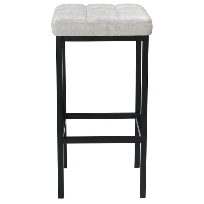 Стул полубарный Лофт серо-черного цвета - купить Барные стулья по цене 3330.0