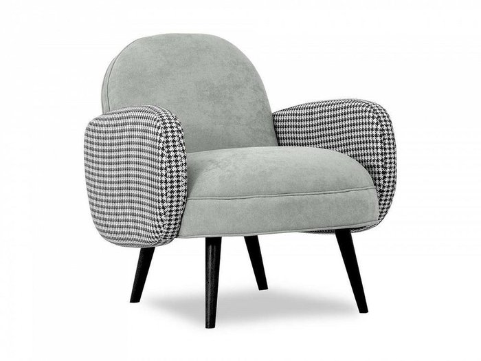 Кресло Bordo серого цвета - купить Интерьерные кресла по цене 27590.0