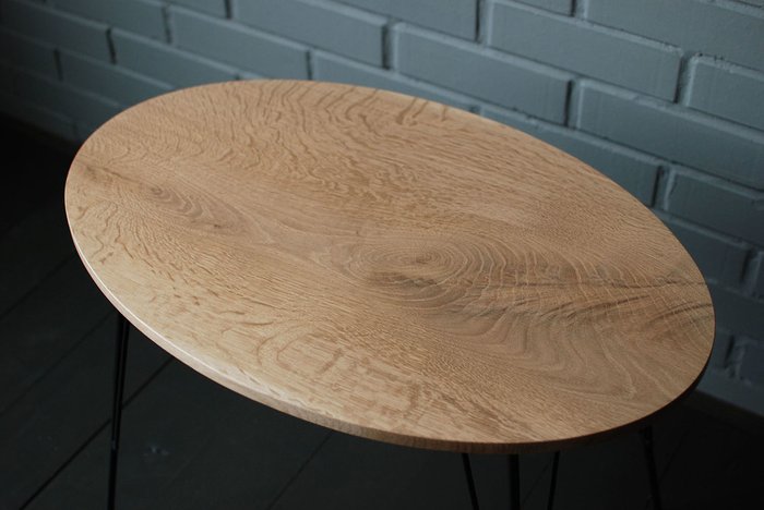 Кофейный стол Ellipse черно-бежевого цвета - купить Кофейные столики по цене 14900.0