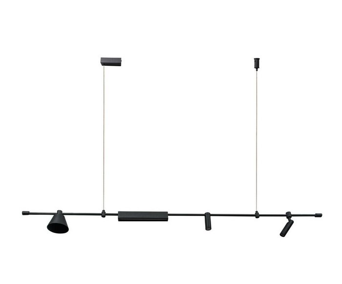 Подвес Ристо черный w150*12 h160 Led 20W (4000K) - купить Подвесные люстры по цене 19900.0