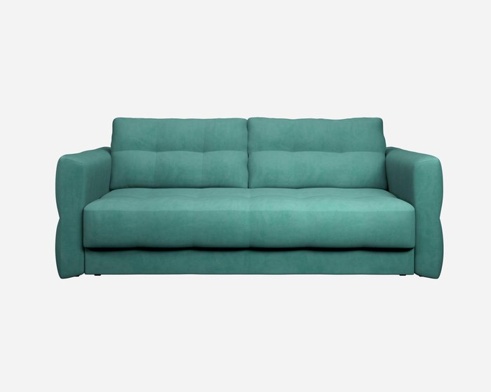 Диван-кровать Ricco зеленого цвета - купить Прямые диваны по цене 61589.0