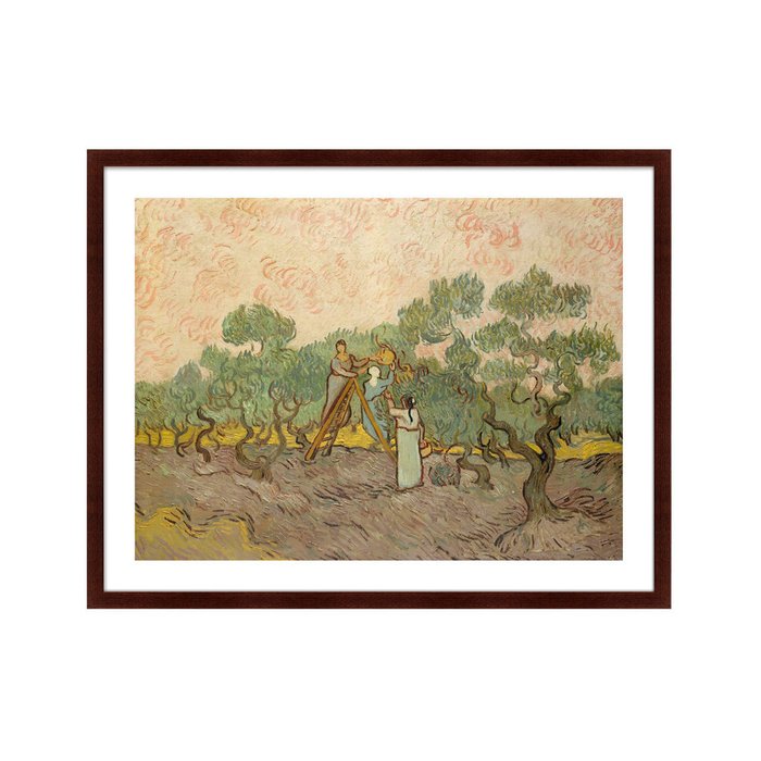 Репродукция картины Olive Picking 1889 г. - купить Картины по цене 12999.0