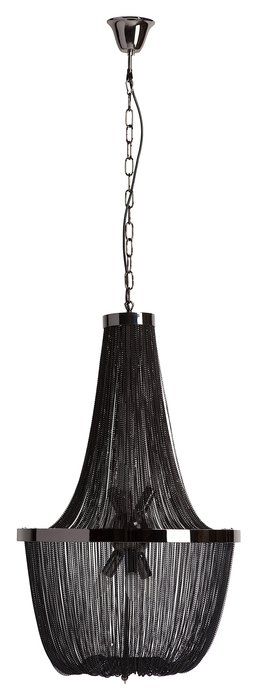 Подвесная люстра Classico из металлических цепочек чёрного цвета - лучшие Подвесные люстры в INMYROOM