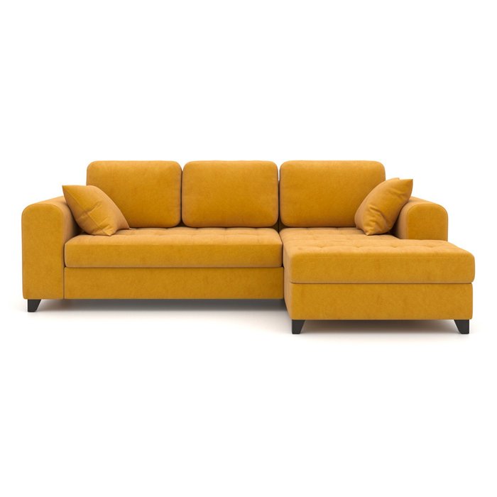Угловой диван-кровать Vittorio EKL желтый