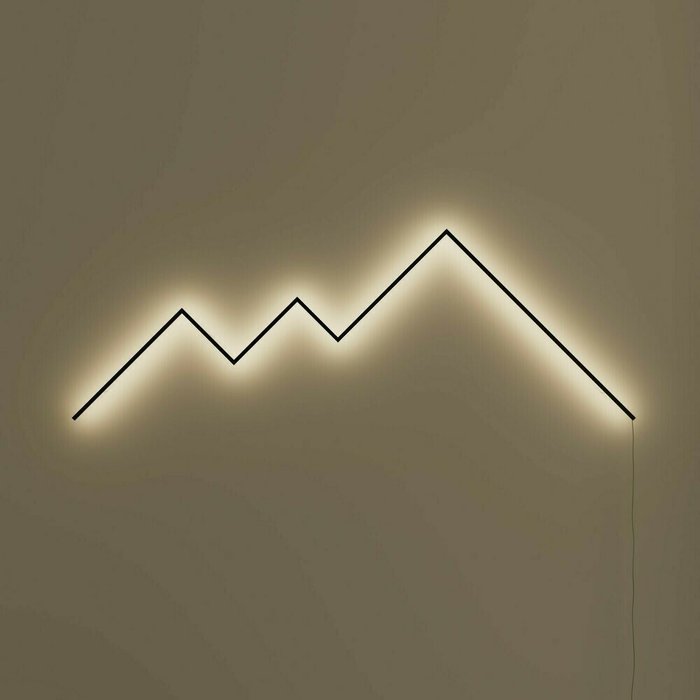 Настенный светильник Mount Wall L черного цвета - купить Бра и настенные светильники по цене 42700.0