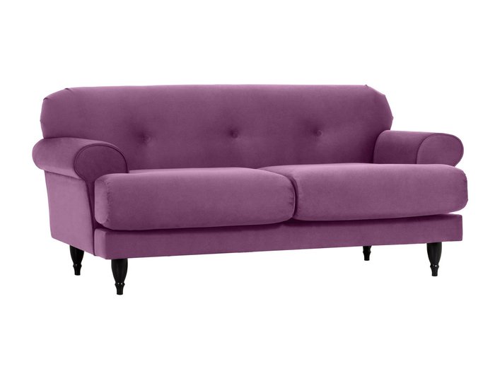 Двухместный диван Italia сиреневого цвета - купить Прямые диваны по цене 35690.0