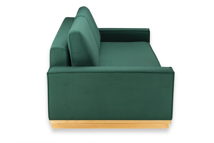 Прямой диван-кровать Лофт Комфорт зеленого цвета - лучшие Прямые диваны в INMYROOM