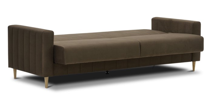 Диван-кровать Эмма коричневого цвета - лучшие Прямые диваны в INMYROOM