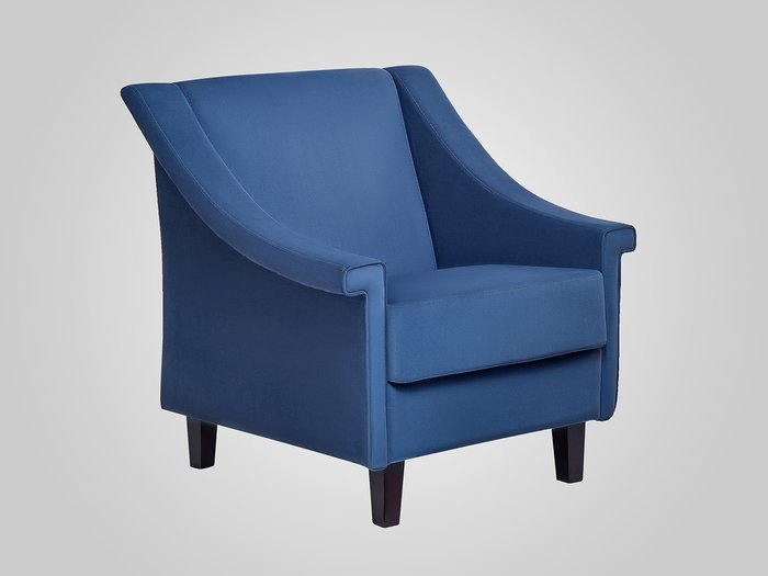 Кресло Boston синего цвета - купить Интерьерные кресла по цене 49200.0